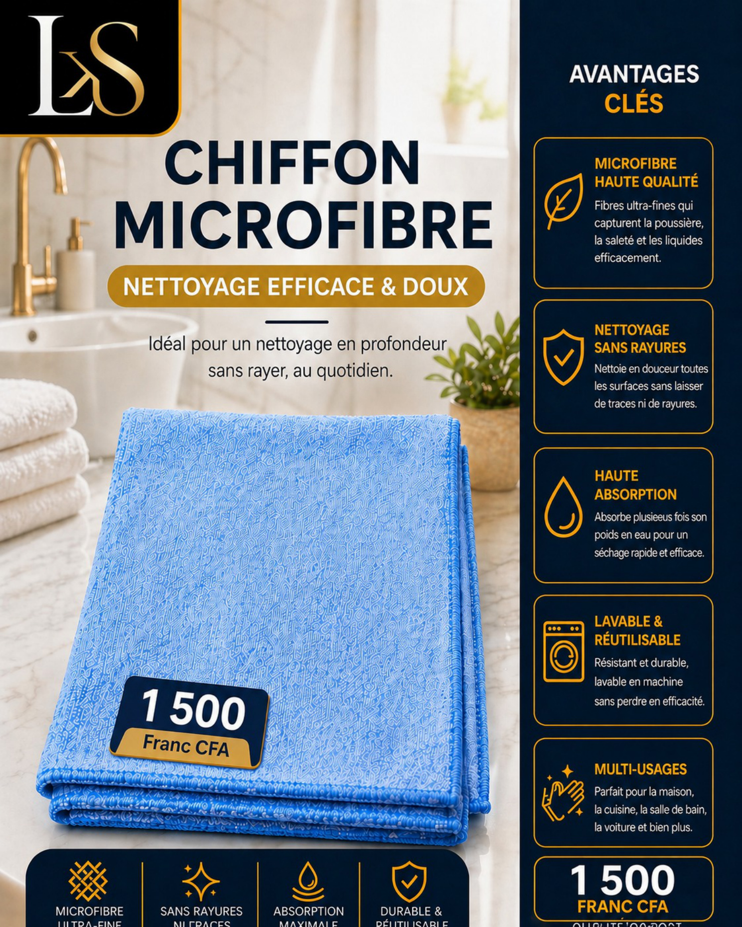 Chiffon microfibre