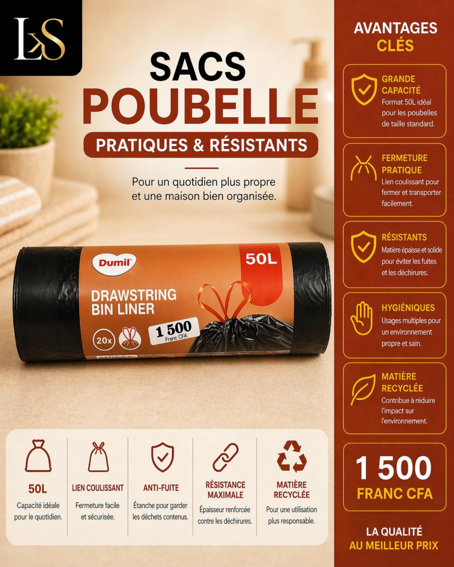 Sacs poubelle